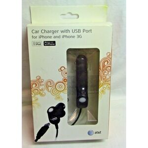 AT&T Car Charger w/USB Port iPhone & iPhone 3G